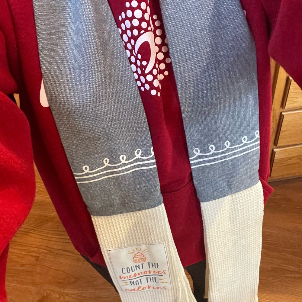 Gray and Cream Kitchen Towel boa - Picture 3 of 3